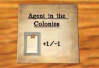 If he player has the agent in the colonies he may increase or decrease the value of one contract by 1 goods. Therefore he will need more or less goods and ship capacity.