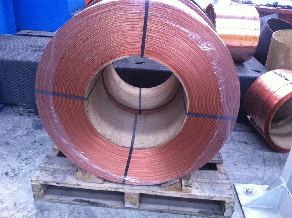 performances Speed: up to 600 m/min Starting material from 3 mm to 5,00 mm in diameter Coiling: traverse
