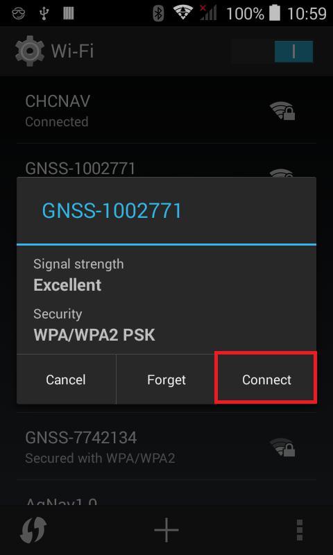 Then click the Wireless Lan icon on the right side to select the hot-spot.