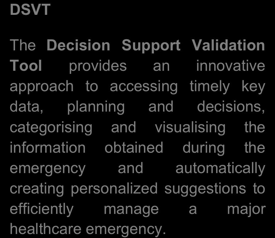 creating personalized suggestions to efficiently manage a major healthcare emergency.