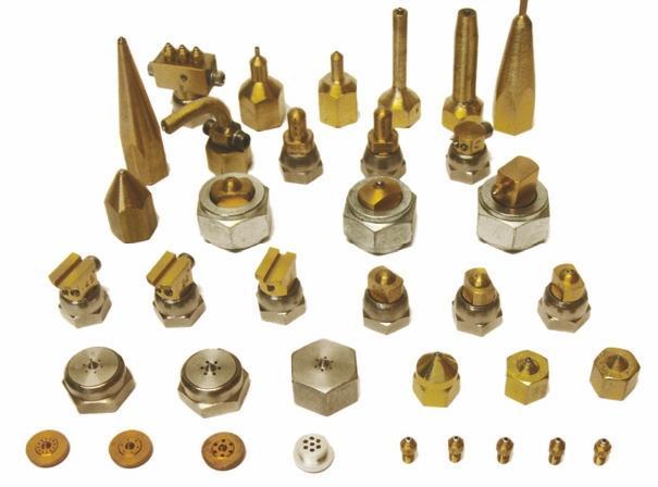 Hot melt nozzles Product overview One-hole, multiple