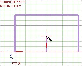 5. Desenaţi un stâlp cu înălţimea de 3 metri pe coordonatele XZ 6 0: 6.