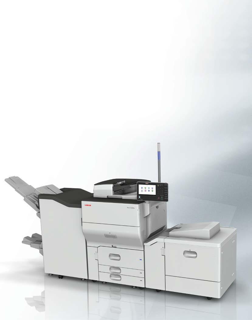 Keep your production print operation relevant, viable and competitive With the compact, versatile LANIER Pro C5200s/Pro C5210s, you can improve customer experience, increase productivity and lower