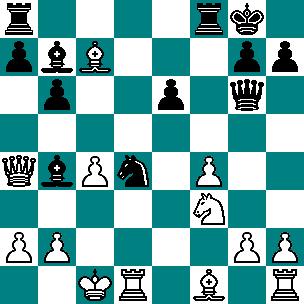 (3) R. Standowicz 2150 M. Maciaga 2205, Wysowa-Zdroj 2003, Polish Team Championship II league, 1.d4 e6 2.c4 b6 3.Nc3 Bb7 4.e4?! Bb4 5.f3 At first glance, White center looks very solid.