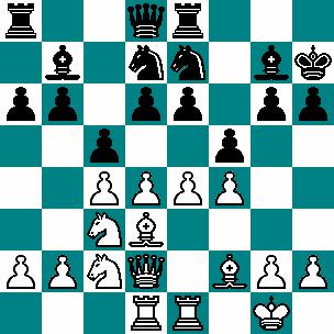 13.f4 f5 14.Bf2 c5 15.Nc2 Kh7 16.Rfe1 Re8 17.d5 A real play begins just now, because till then both sides mobilized their forces. 17 ed5 18.ef5 Nxf5 19.Nxd5 Bxd5! In case of 19 Bxb2 20.