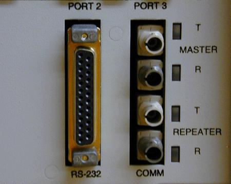 connector and 2 ports on its front panel. The connector is used to interface with the signal cabinet.