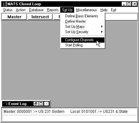 (a) Configure Menu (b) Communication Settings (c) Settings Screen (d) Comm Server Figure 4-31 CLMats: Configure Communications Status
