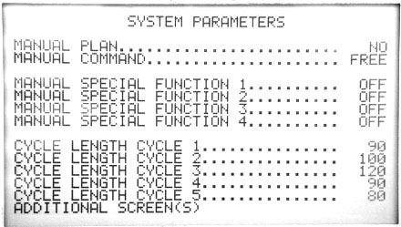 referenced from the same time. For each local controller coordination plan, the cycle length must be entered into the master in the screen shown in Figure 3-44.