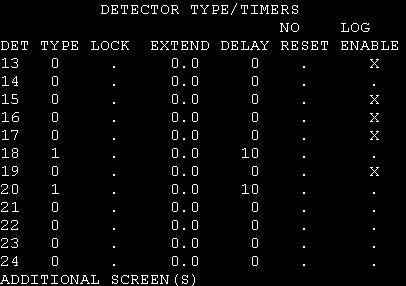 settings. The count detectors are all configured as normal detectors, but logging is enabled for them. Detector 12 in Figure 3-50a & b is shown with logging enabled.