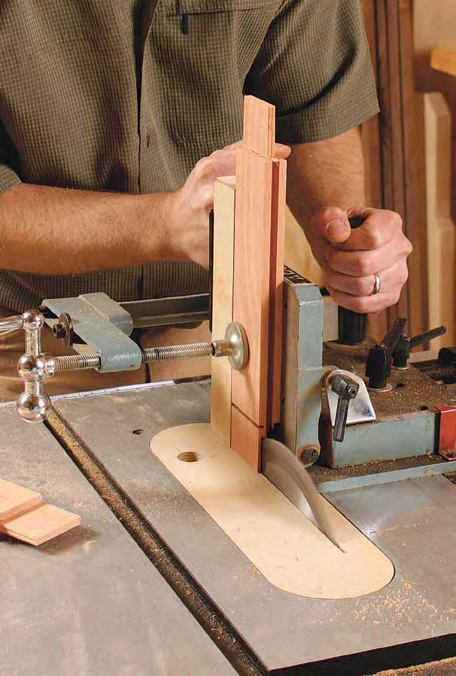 -deep hole in the front face of the door, centered on the bridle joint, then glue a dowel pin into the hole. gether square, you should have a perfect fit.