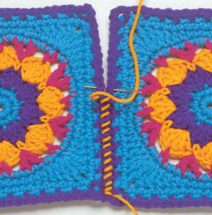 You can choose a specific type of joining depending on the look you want or the strength that your afghan design needs.