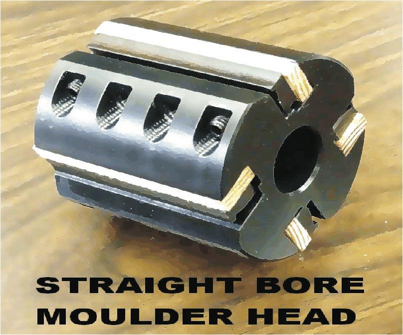 STRAIGHT BORE MOULDER HEADS STILE & RAIL CUTTERS IN STOCK FOR IM M EDIATE SHIPM ENT CUTTERS @ $309.00 W ITH TIPS EXTRA TIPS @ $81.00 PER SET OF 3 REPLACEMENT GIBS @ $11.