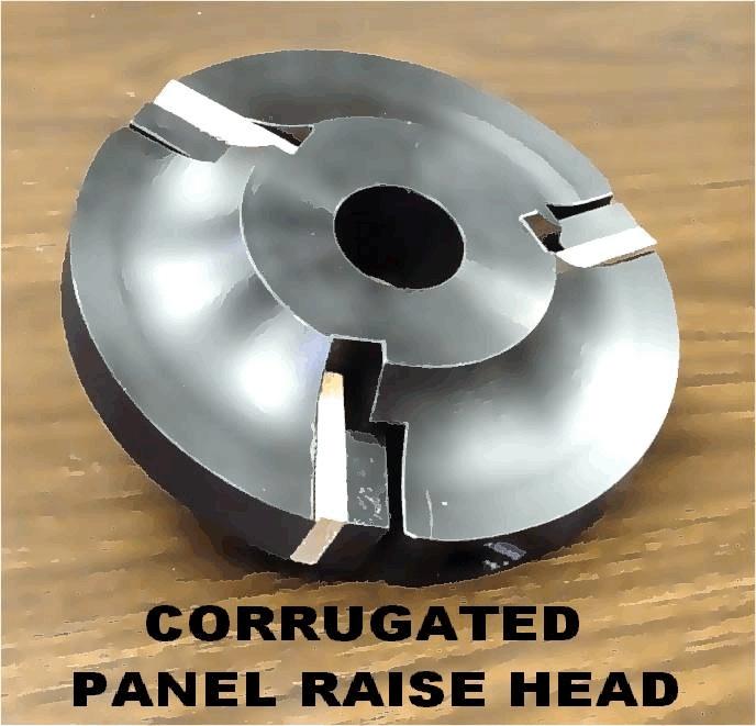 CORRUGATED PANEL RAISE CUTTERS FOR SHAPERS IN STOCK FOR IMMEDIATE SHIPMENT STILE AND RAIL CUTTERS (CONTINUED FROM PAGE 12) CUTTERS @ $309.00 WITH TIPS EXTRA TIPS @ $81.