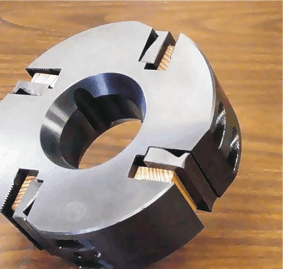 CATALOG CONED BORE MOULDER HEADS 6" DIAMETER X 2-1/ BORE HEAD WIDTH IN STOCK FOR IMMEDIATE SHIPMENT KNIFE SLOTS 41600814 2" 4 $225.00 41600816 2" 6 $273.00 41600914 2-1/4" 4 $242.
