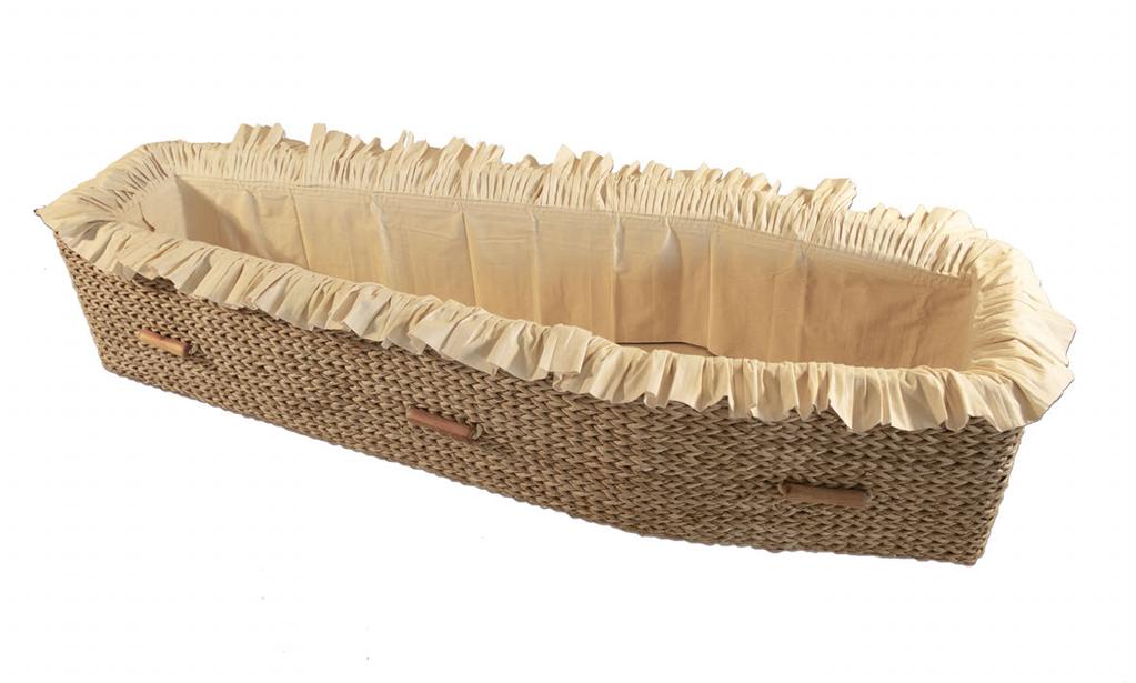 The Country Range from J C Atkinson Banana Leaf Square End Coffin Banana Leaf Coffins Our banana leaf coffins come in a traditional shape or a square end shape.