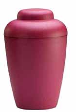 The urns are made from corn starch, a material which
