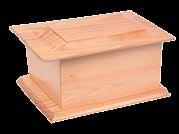 A Pine solid coffin with plain