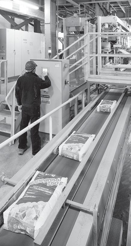 MAPEI PLANTS USE CUTTING-EDGE TECHNOLOGY THAT CONTRIBUTES TO HIGH-EFFICIENCY PRODUCTION AND CONTINUAL QUALITY