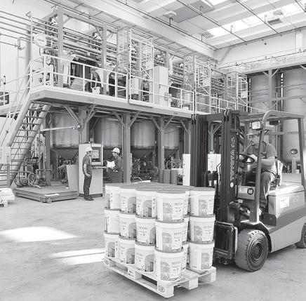 More than 20,000 tons of finished products are manufactured at our plants every day to sites worldwide.