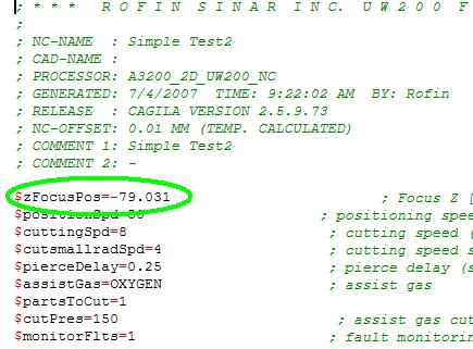 4. If you would like to change any of the parameters at this point (defaults are set in the Cagila software; see Cagila SOP), you can enter the numbers under the PSO section and laser power section.