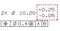 Character Size Space Factor Aspect Ratio Line Space Factor General Any text other than dimension text, tolerance text, and appended text. For example, notes, labels, ID symbols, GD&T symbols, etc.