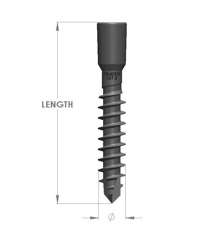LAG SCREWS DISPOSABLE INSTRUMENT CATALOG NUMBERS Catalog # Description 101-00013 Cannulated Drill - 4.5 mm 101-00023 Cleaning Brush - 1.6 mm 102-00002 Cannulated Drill - 3.