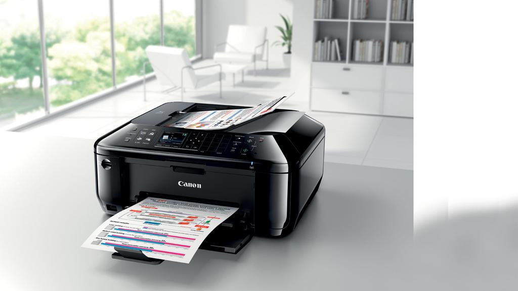 Fast, cost-effective faxing Super G3 faxing is fast and reliable. Print costs can be reduced by saving incoming faxes to memory, or USB, so they can be viewed without printing.