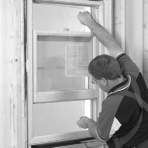 Screen will not stop children, any one or anything from falling out window. Keep children and objects away from open window. FIGURE 2 FIGURE 3 1.