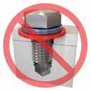 Stud bolts Nord-Lock washers safely lock the nut on stud bolts and eliminate the need for adhesives.