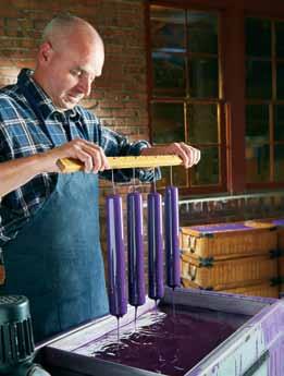 Extr a Effort, Exceptional Results You might notice that we selectively color only the outside of our Advent candles.