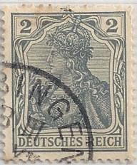 1902 Germania Design DEUTCHES REICH