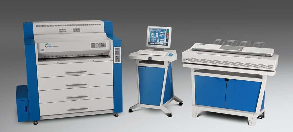 COPYING AND SCANNING The KIP Color 80 provides efficient, high speed hard-copy reproduction workflow.