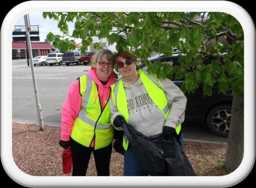 The second project was Alternatives 2nd annual participation in Bright and Beautiful s annual Great American Clean Up.