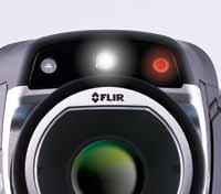 Thermal and visual camera, laserpointer Apart from the FLIR E30, all versions of the FLIR E-Series are equipped with a 3.1 Megapixels digital camera.