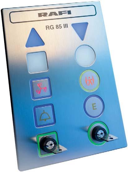 RG 85 III - PUSHBUTTONS/KEYS RG 85 III Short-travel system Vandal-proof input system, ideally suited for elevator controls, info terminals, vending machines, etc.