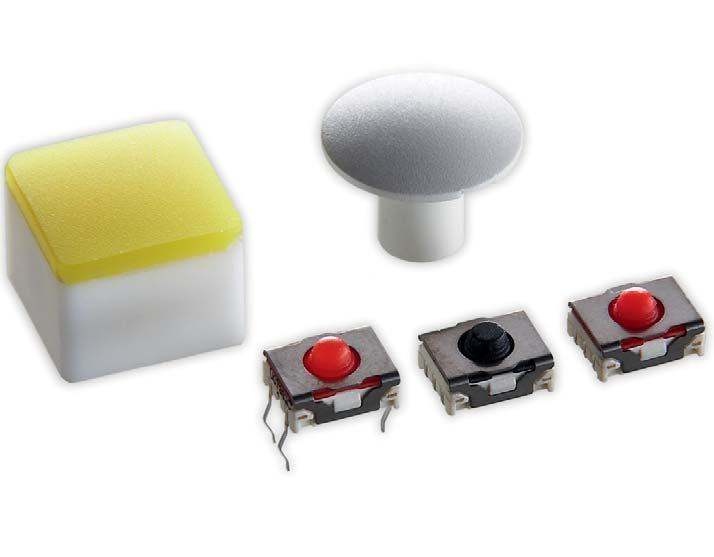 MICON 5 - TACTILE SWITCHES MICON 5 Tactile switches Tactile switch range MICON 5, with clear key click and extremely reliable switching.