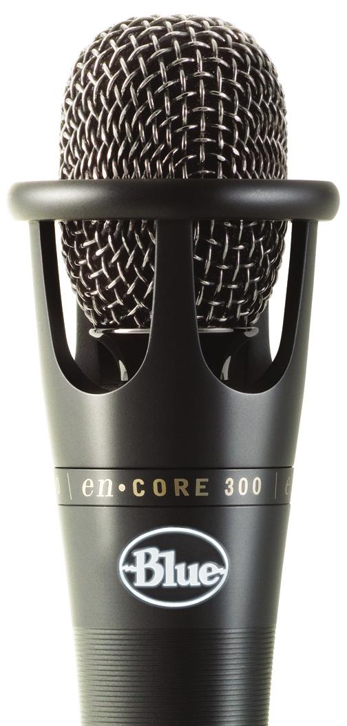 congratulations From Blue Microphones, makers of the finest studio recording microphones you can find, comes the en CORE 300 a flagship condenser performance microphone with its roots in Blue s