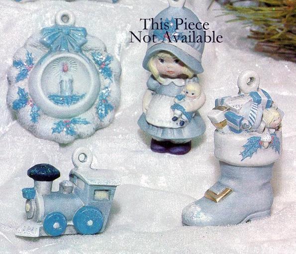 Item Number Christmas Ornaments Please also see Our Snow Babies index for a further selection of Christmas ornaments! Description Size (Inches) Bisque AO-A Stocking Ornament 2.