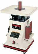 collection system Heavy-duty steel sanding disc for even sanding Disc brake quickly slows disc for operator's protection Tilting table has positive stops at 45 and 90 for sanding flat pieces or
