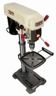 299 99 Stock No. 707300 HEAVY-DUTY B3NCH TM 12" VARIABLE SPEED DRILL PRESS PORTABLE Compact benchtop design allows for easy transport to different shop locations 11.5"x16.