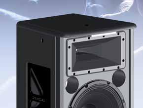 Corus Evolution C 12.2 The C 12.2 is a compact, trapezoidal 12 / two-way full-range cabinet offering very high power handling (500W continuous / 2000W peak) and sensitivity of 97 db 1W / 1m.