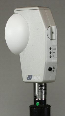 MARCO BAT Brightness Acuity Tester LED SHIELD CENTRAL APERTURE (Contains: Aperture Occluder when performing Photostress test) REFLECTOR RIM WHITE