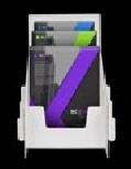 This single pocket dispenser for A4 format documents is perfect for sale promotions or other temporary events.
