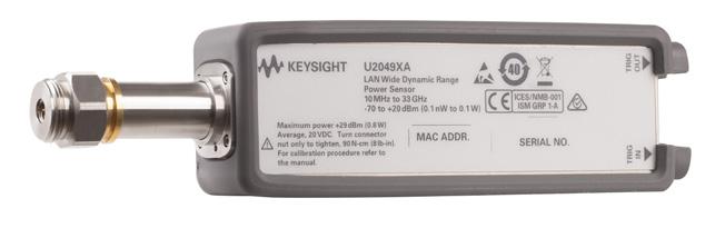 08 Keysight U2040 X-Series Wide Dynamic Range Power Sensors - Data Sheet U2049XA: The Ideal Solution for Remote Monitoring of Satellite Systems Get the same accuracy and performance in thermal vacuum