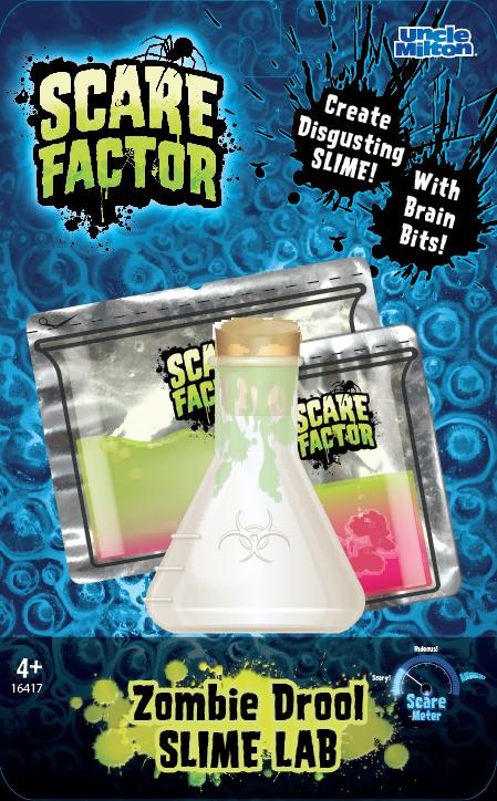 New In Fall, 2015 Slime Labs Asst. Create your own disgusting, creepy slime! Make Parasite Pus, Mutant Mucus, or Zombie Drool to gross out your friends and family!