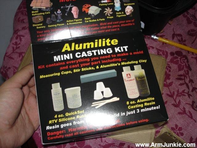 Adventures in Plastic Casting v1.2 Written By: Juan G. aka ArmJunkie Introduction This article serves to chronicle my experiences in casting a plastic part using this Alumilite Mini Casting Kit.