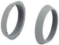 HCS supplementary range HCS decorative rings for flush and rebated doors HCS decorative rings for flush doors The Ø 62 mm HCS decorative rings are suitable for 35-45 mm door thicknesses in the case