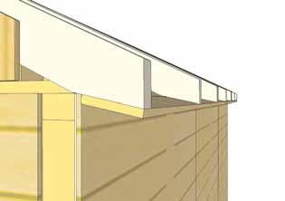 Where Wall and Soffit meet, a small gap may appear.