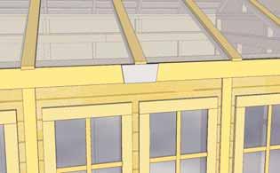 Attach remaining Side Facia to roof rafter ends as