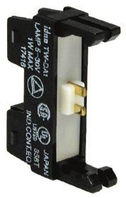 with Half-size Transformer and three contact blocks Used with Full Voltage Adaptor and two contact blocks Used with TW-LH holder when using four contact blocks TW-LH TW-LH HW-LH Description Full Size
